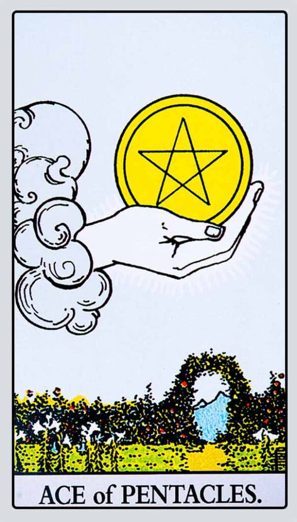 Ace of Pentacles Card