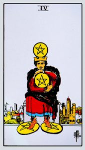 four of pentacles