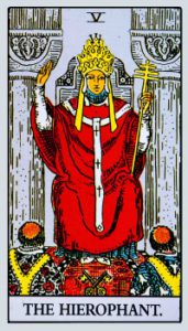 the hierophant card