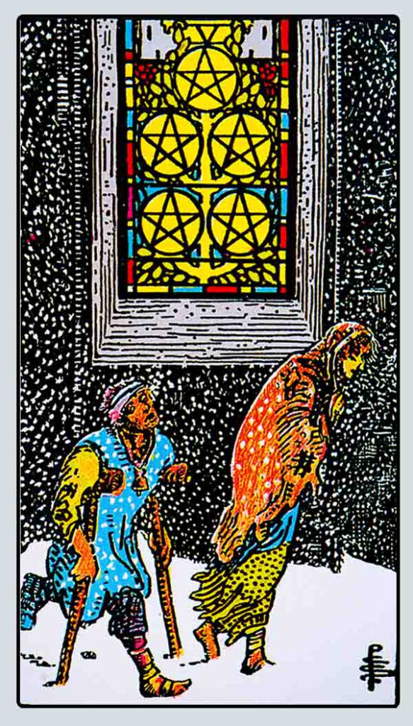 Five of Pentacles Card