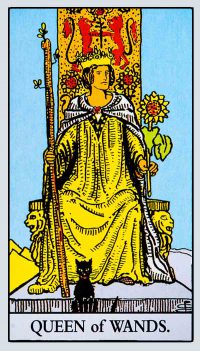 Queen of Wands Card