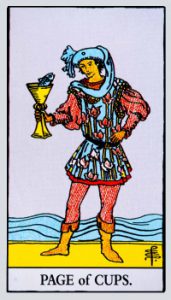 Page of Cups Card