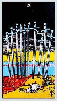 Ten of Swords Card