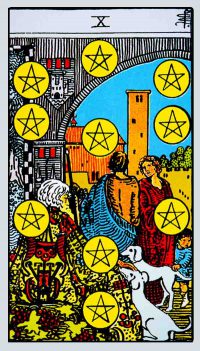 Ten of Pentacles card