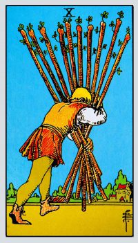 Ten of Wands Card