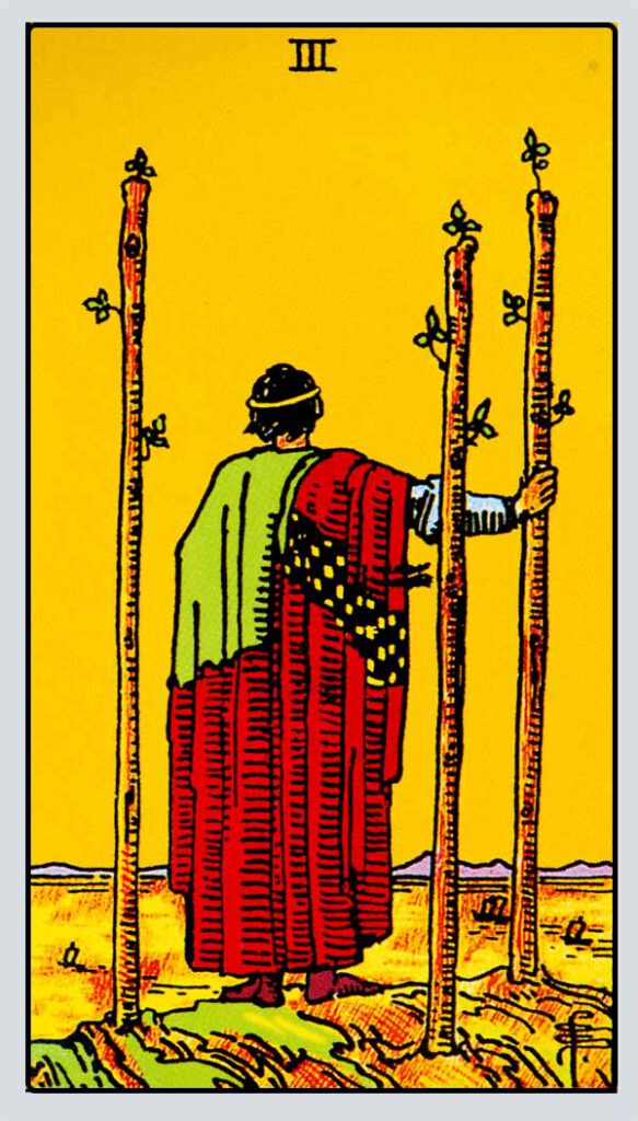 Three of Wands Card