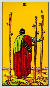 Three of Wands Card