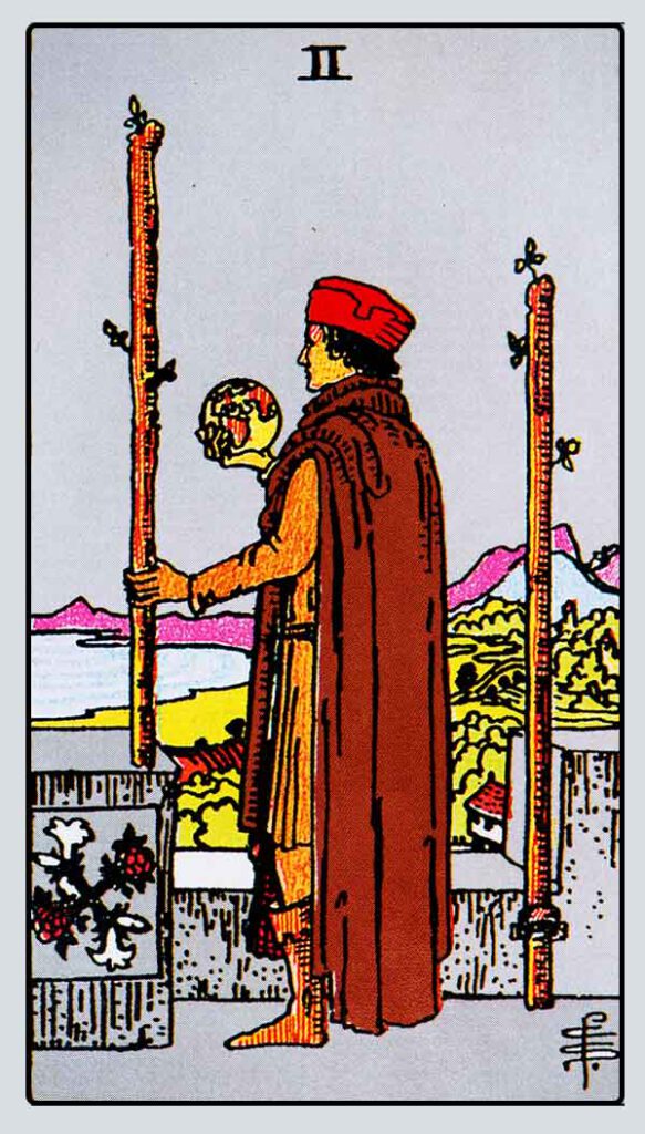 Two of Wands Card