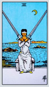 Two of Swords Card