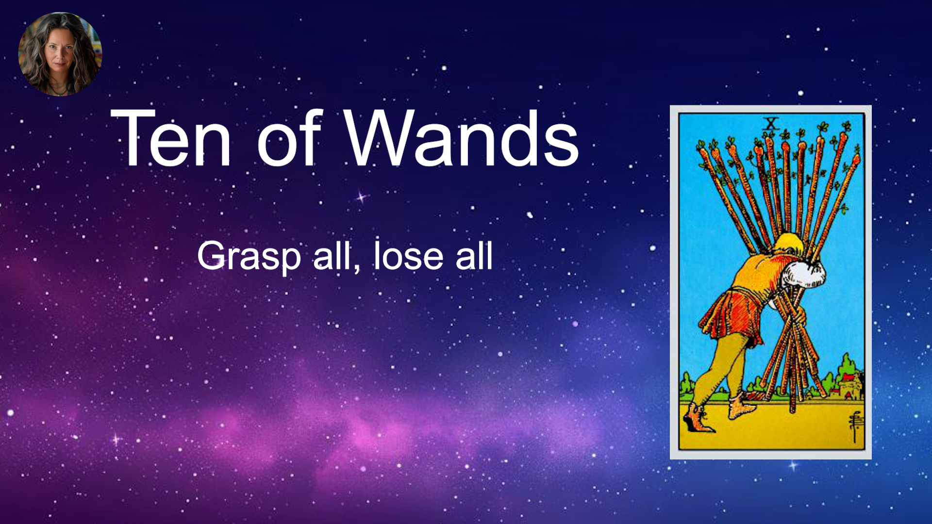 32. Ten of Wands